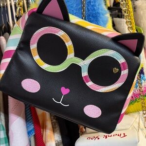 Betsy Johnson Striped Cst Multicolor Crossbody Bag